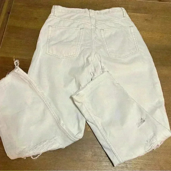 Free people distressed white jeans - Picture 7 of 12
